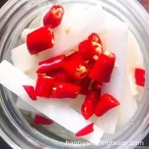 韓式醃蘿蔔的做法，非常簡單香脆爽口！