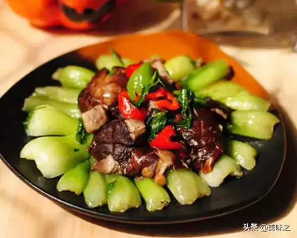 16種香菇油菜的做法，營養方法清淡美味，值得收藏
