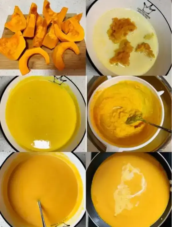 超簡單！韓式南瓜湯的做法，口感細膩順滑，做法簡單零失敗