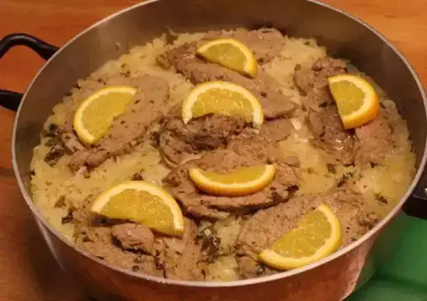 橙汁豬排飯的做法，果香濃郁，米飯和豬肉都很入味